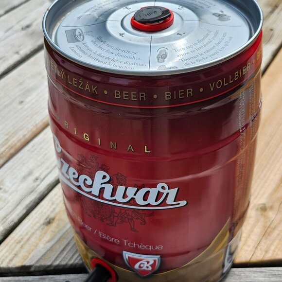 ORIGINAL Czechvar Lager 5L Beer Keg EMPTY Czech Beer Metal KEG - Picture 3 of 7